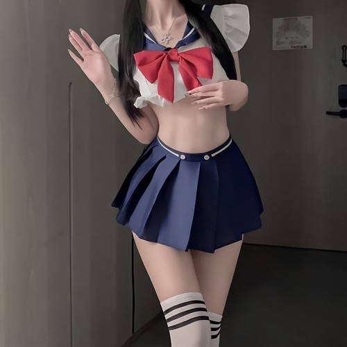 大码性感JK学院风制服套装