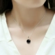 Агатовая подвеска, цепочка, 12mm, серебро 925 пробы