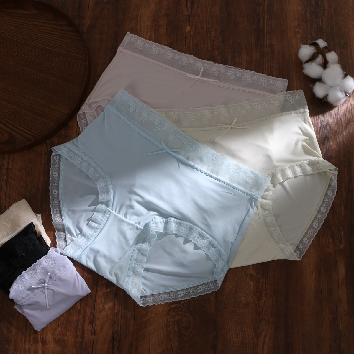 【张快快专属】【栀子花香】性感无痕透气女士三角裤HDYJH2641