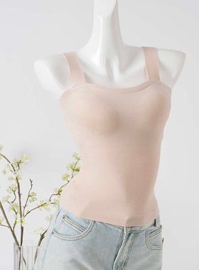 【艾米专享 支持七天】罩杯一体无痕舒适亲肤保暖美背-8579