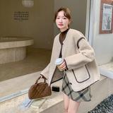 【现货】羊羔毛皮毛一体颗粒外套066-P165-K248，女装皮草，浙宝113