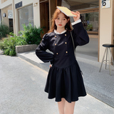【现货】金属扣小香风连衣裙857-P120-K178，女装连衣裙，浙宝113