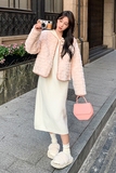 【现货】小香风仿兔毛仿皮草皮毛一体222-P175-K258，女装皮草，浙宝113