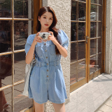 【现货】休闲工装风水洗牛仔连体裤842-P115-K168，女装连体裤，浙宝113