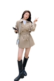 【原006现货】23春季款风衣外套2C281-610-P125-K178，女装风衣，浙宝113