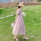 【现货】粉色小樱花碎花连衣裙819-P110-168，女装连衣裙，浙宝113