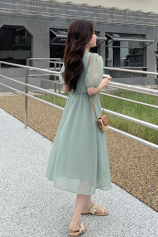 【现货】网纱花边连衣裙651-P95-K148,女装连衣裙,浙宝113