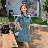 【新款现货】休闲水洗牛仔连衣裙838-P115-K168，女装连衣裙，浙宝113