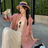【现货】粉条纹西装外套692-P130-K188，女装西装，浙宝113