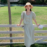 【大货已出】上衣+半身裙小香风两件套套装825-P135-K188，女装套装/套裙，浙宝113