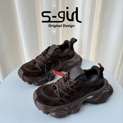 SGIRLTWTW韩版厚底老爹鞋女