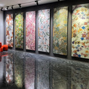 亮光彩色花片入户玄关卫生间沙发背景墙岩板佛山墙砖艺术定制工艺