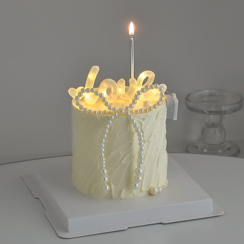 七夕情人节告白烘焙蛋糕装饰摆件珍珠蝴蝶结love发光灯银色蜡烛,节庆用品/礼品,节日装扮用品,淘宝优惠券,粉丝福利购,淘宝优惠卷