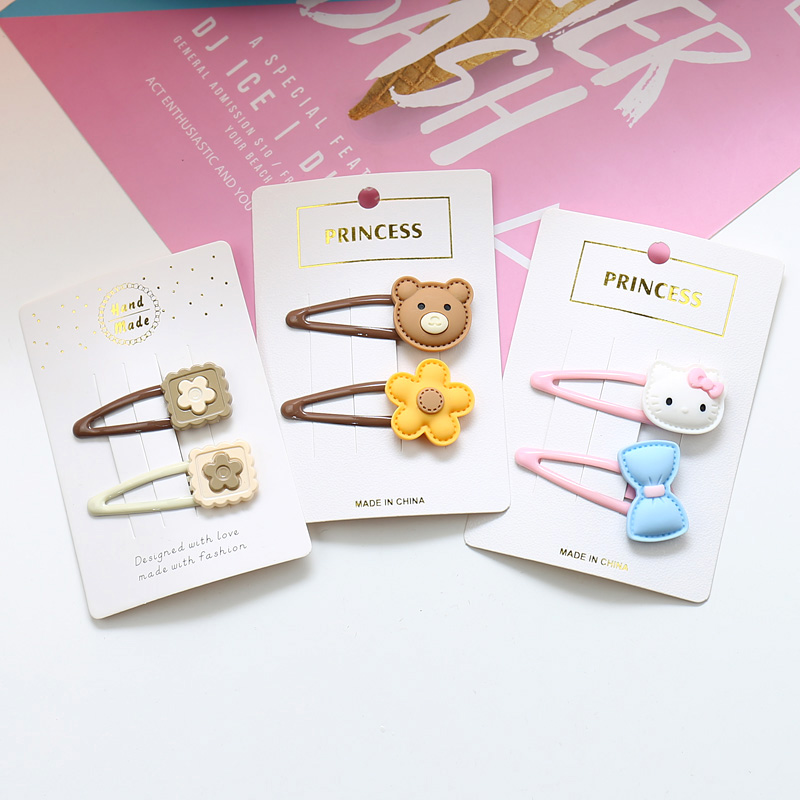 儿童可爱女小熊卡通BB夹碎发夹