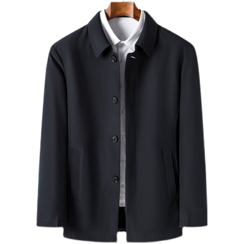 爸爸夹克男外套上衣服2021秋季新款中年男士休闲男装J9901-P135,男装夹克,电商B212（原钱塘6029）