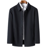 爸爸夹克男外套上衣服2021秋季新款中年男士休闲男装J9901-P135，男装夹克，电商B212（原钱塘6029）