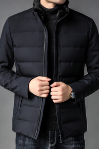 冬季外套羽绒服男90白鸭绒休闲男士脱卸水貂毛领冬装K28-P260图片