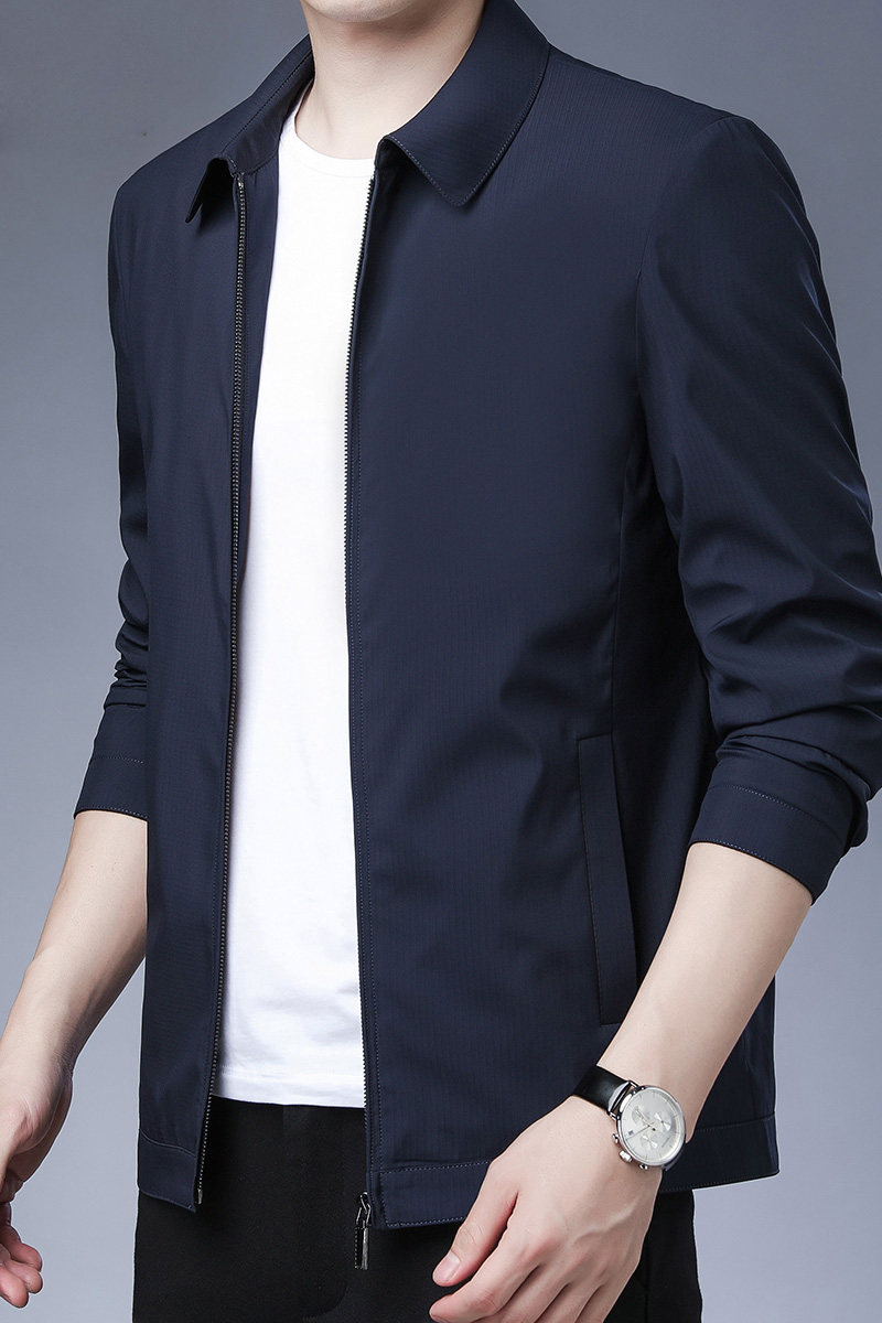 中老年爸爸夹克外套男薄款春秋季新款男士休闲上衣服N82055-P135,男装夹克,电商B212（原钱塘6029）
