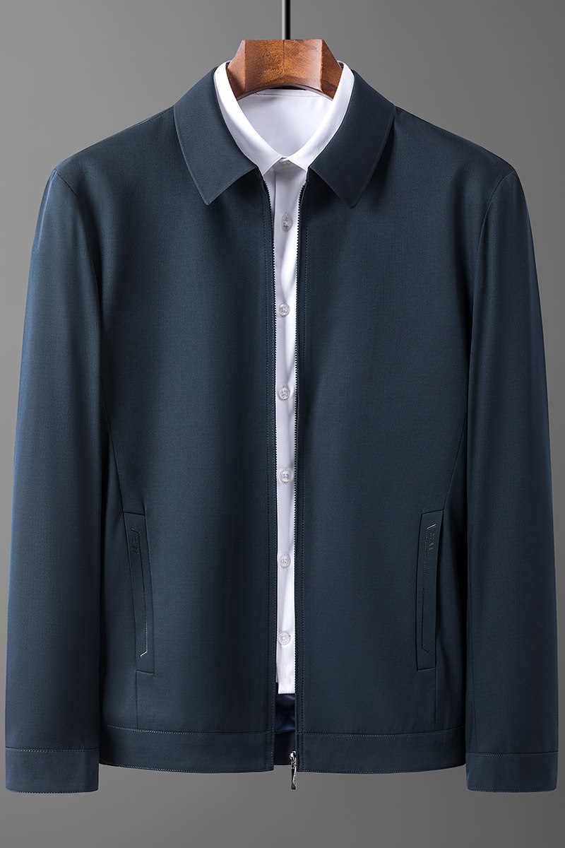2021春季新款男士夹克外套男薄款中年男士休闲上衣服21J8801-P135,男装夹克,电商B212（原钱塘6029）