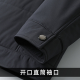 脱卸连帽棉衣男加厚保暖冬季中年男士休闲纯色棉服外套HC206-P175，男装棉衣，电商B212（原钱塘6029）