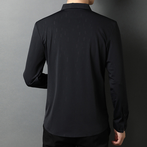 春秋季新款男士长袖衬衫男时尚潮流精品休闲百搭衬衣D9008-P95图片