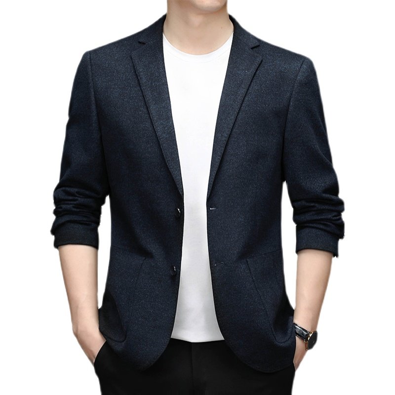 西服男装外套修身纯色休闲单件上衣潮流西服中年男ZELD3311-P160,男装西服,电商B212（原钱塘6029）