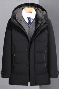 2021年冬季新款羽绒服男士商务休闲外套中老年爸爸装YR853图片