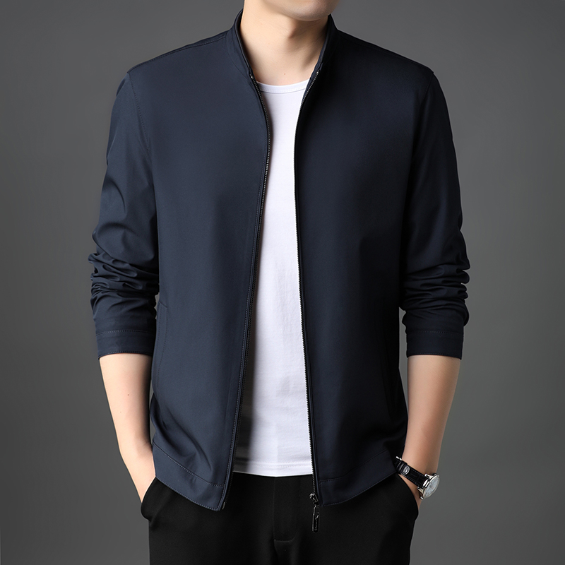 夹克外套男上衣服2021秋季新款中青年男士休闲爸爸秋装S886-P110，男装夹克，电商B212（原钱塘6029）