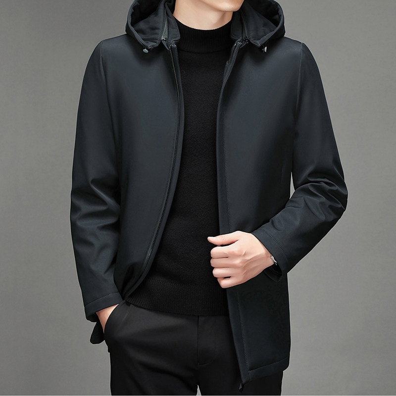 2021秋冬季90白鸭绒潮牌休闲连帽羽绒服男羽绒外套S2183-P240图片