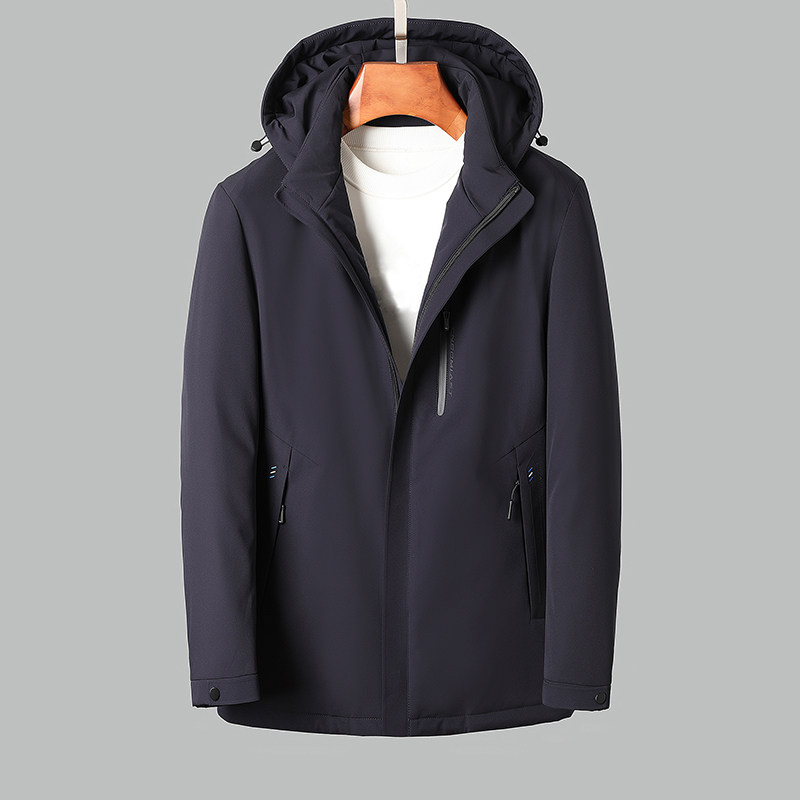 羽绒服男脱卸内胆帽子冬季中年男士休闲加厚保暖外套J611-P320,男装羽绒服,电商B212（原钱塘6029）