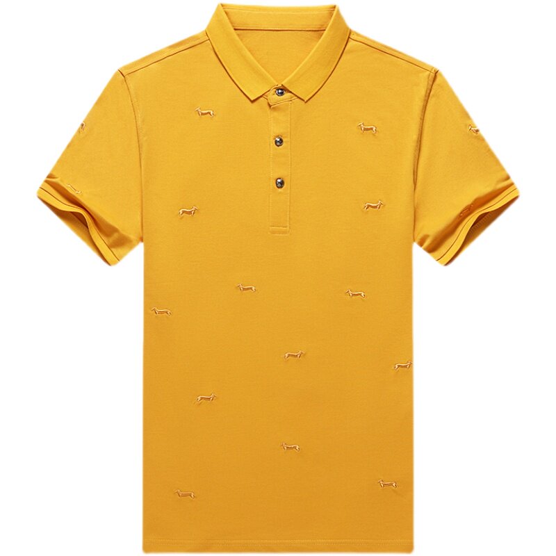 商务休闲翻领刺绣Polo衫男士中青年潮流百搭T恤夏AJY2133-P60,男装T恤,电商B212（原钱塘6029）