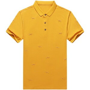 商务休闲翻领刺绣Polo衫男士中青年潮流百搭T恤夏AJY2133-P60图片