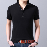 夏季短袖潮流T恤男士商务休闲中青年翻领薄款polo衫AJY2158-P60，男装T恤，电商B212（原钱塘6029）