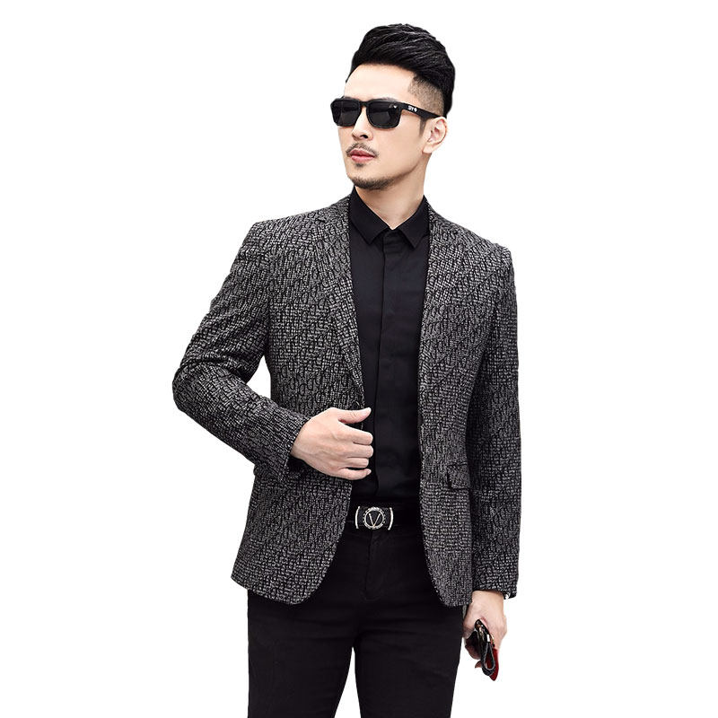 2021秋季新款修身小西服男休闲单西外套便服西装KCNA560-1-P170,男装西服,电商B212（原钱塘6029）