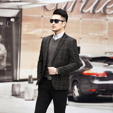 2021秋季新款中青年商务休闲西服修身西装外套男KCN2051-1-P170，男装西服，电商B212（原钱塘6029）