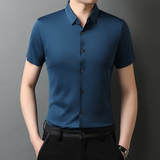 2021短袖衬衫男秋装新款潮流百搭短袖寸衫休闲QLM88254-P80，男装衬衫，电商B212（原钱塘6029）
