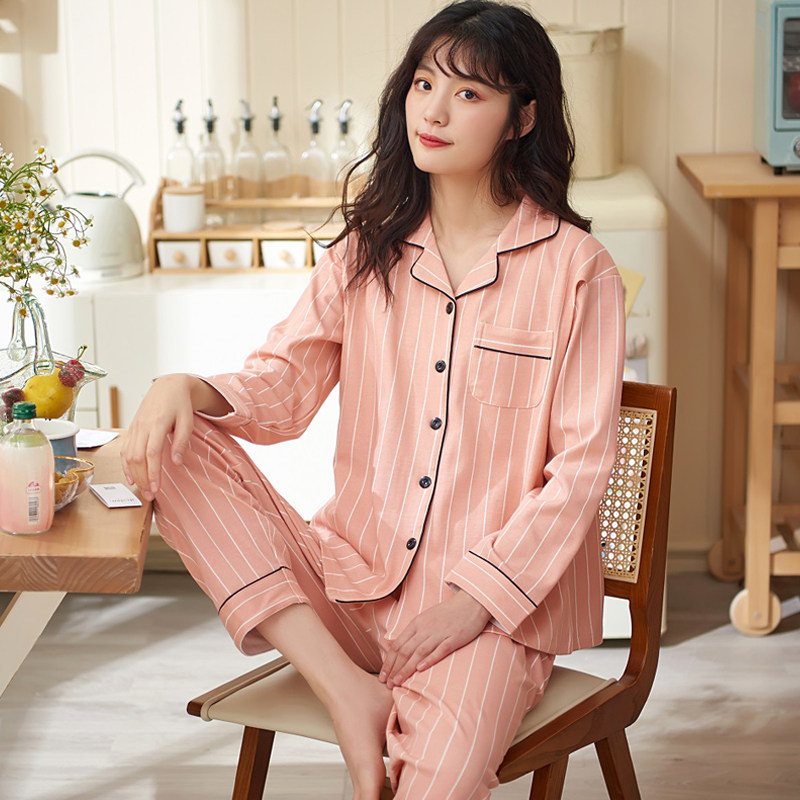 임산부 모유 수유 3월 2일 산모 임신 모유 수유 가정을 위한 감금 의류 봄 가을 겨울 순면 산후 잠옷