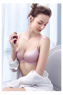 伊维斯光面无痕新款炫V无钢圈零感薄款文胸女士内衣10810759