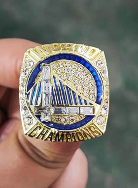 2022 金州勇士队库里总冠军戒指男球迷收藏纪念品新年生日礼物