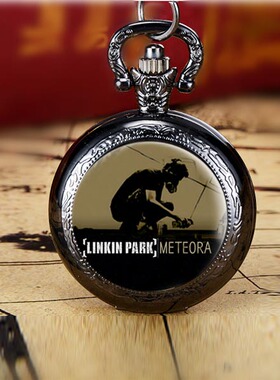 林肯公园linkin park 摇滚周边青少年怀表项链表创意个性礼物表
