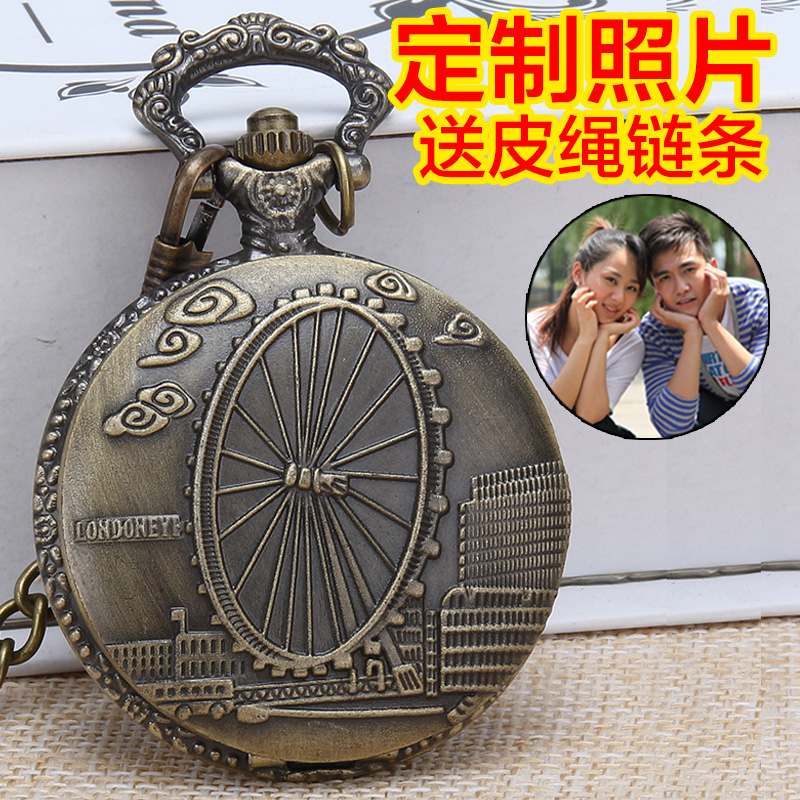 个性礼物纪念项链表学生怀表