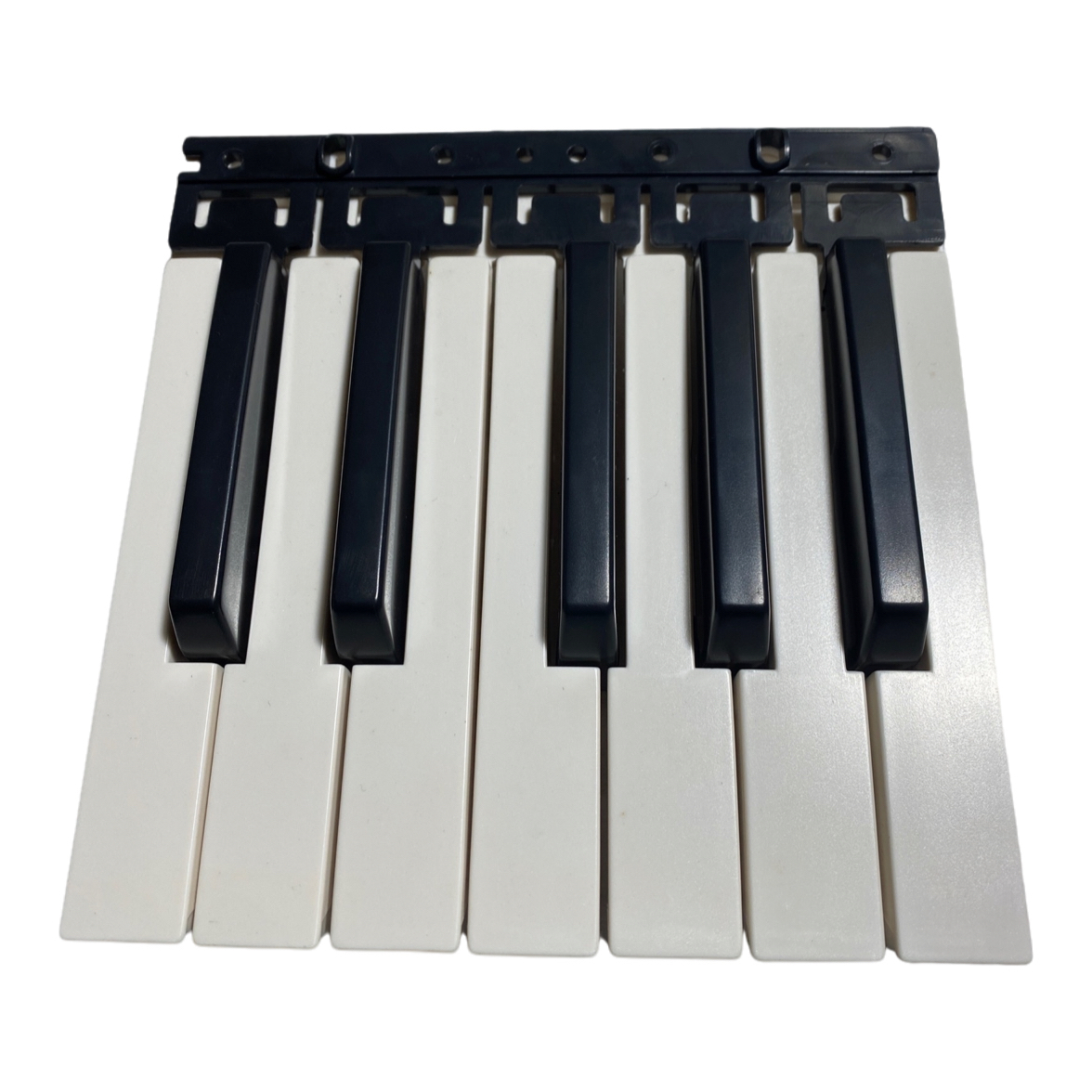 爱尔科电子琴黑白键盘5个黑键7个白键一组琴键琴配件原厂正品