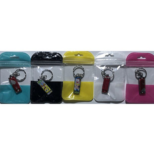 4孔钥匙扣彩包口琴 礼品 玩具 装饰 挂件 启蒙 四孔口琴