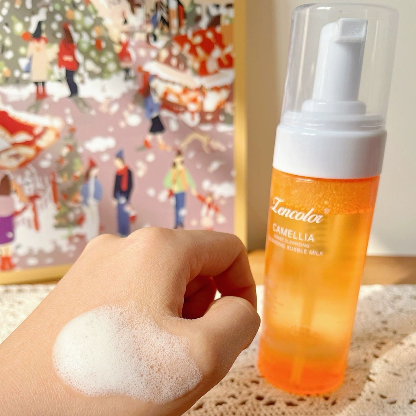 49.9泡沫洗面奶山茶花洁面乳