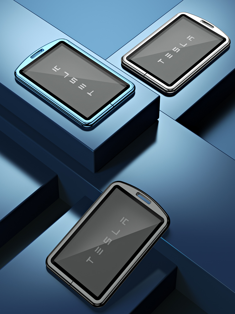 适用2款特斯拉modelY钥匙套3铝合