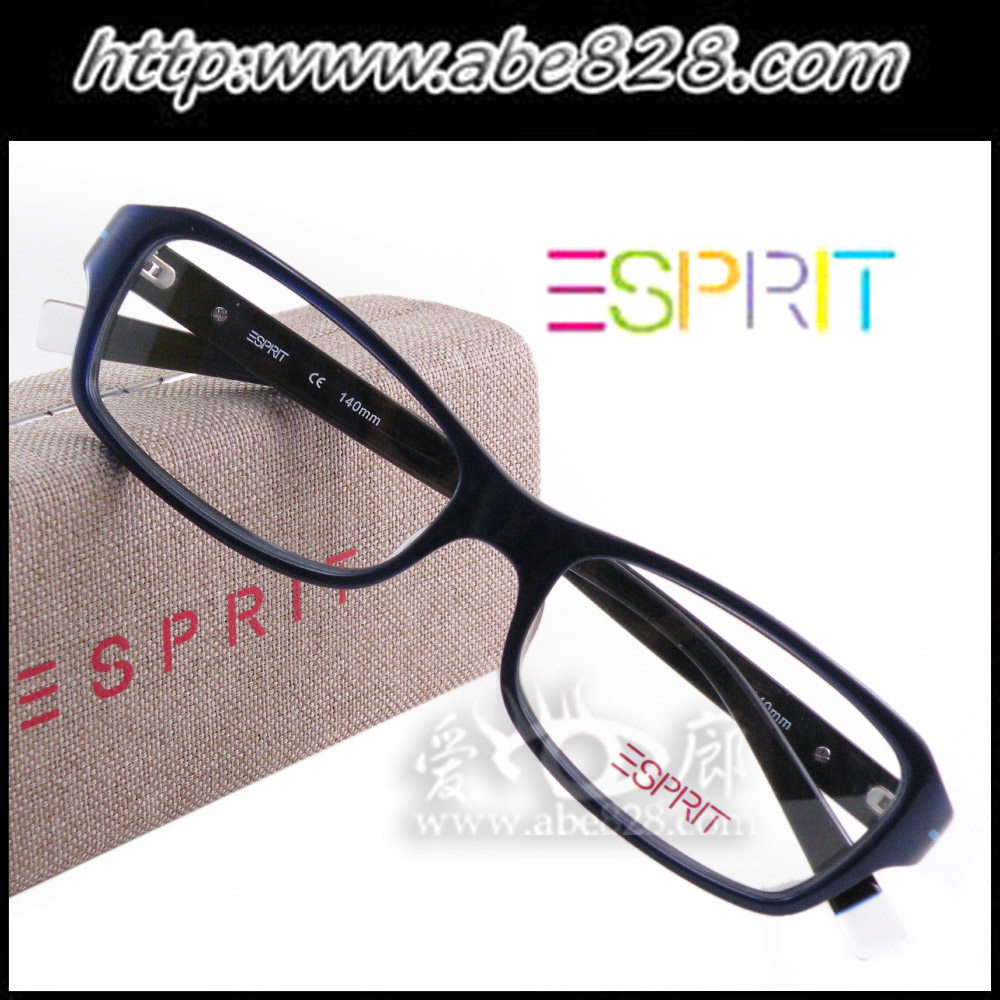 双皇冠信誉～行货ESPRIT思捷全框高级板材眼镜框架(ET14141多色)