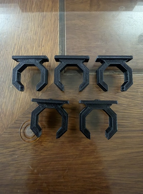 法爷 魔法师 3d打印加大戒指环 黑色 通用 5个