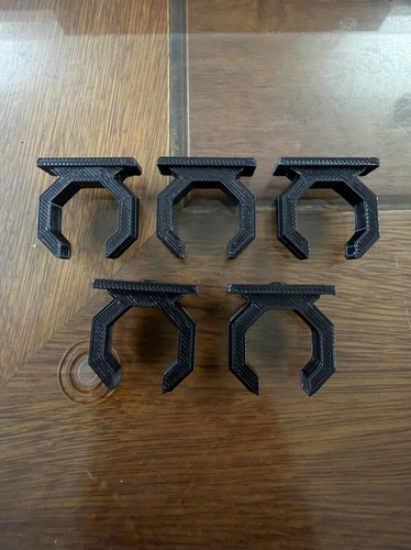 法爷 魔法师 3d打印加大戒指环 黑色 通用 5个