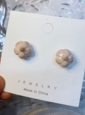 原创手工可爱仿真大蒜小众耳钉925银针蒜鸟蒜鸟趣味搞怪耳夹ins