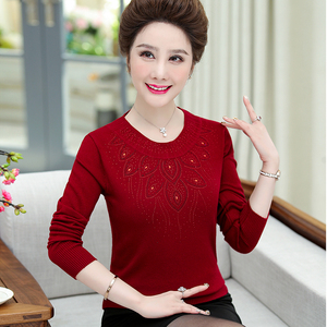 春晴！春秋洋气妈妈款毛衣女